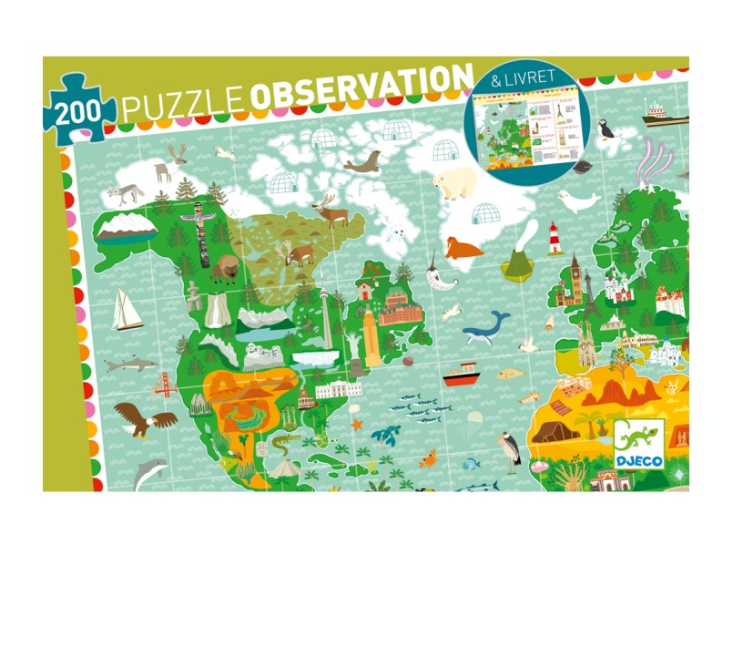 PUZZLE DI OSSERVAZIONE - MONDO
