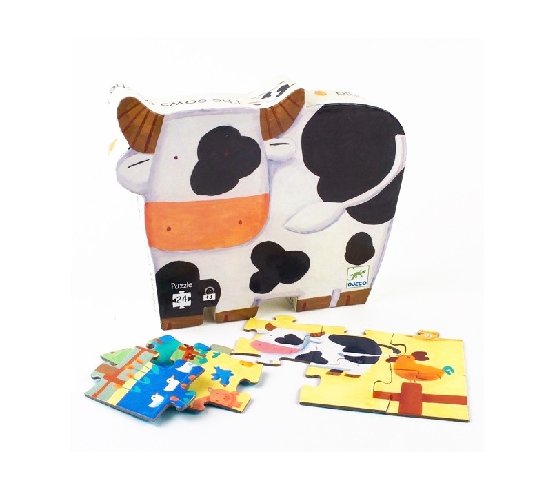 PUZZLE SILHOUETTE - MUCCA