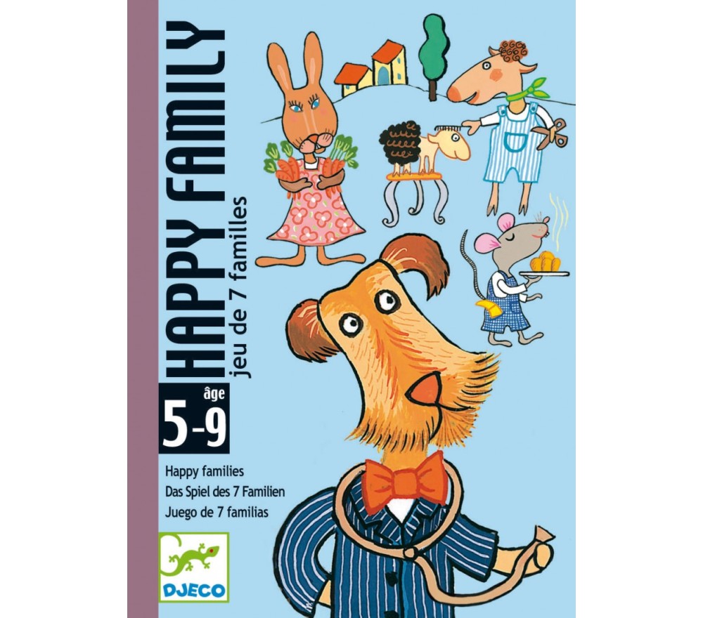 HAPPY FAMILY - GIOCHI DI CARTE DJECO