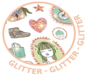 STICKERS GLITTER MODA FASHION