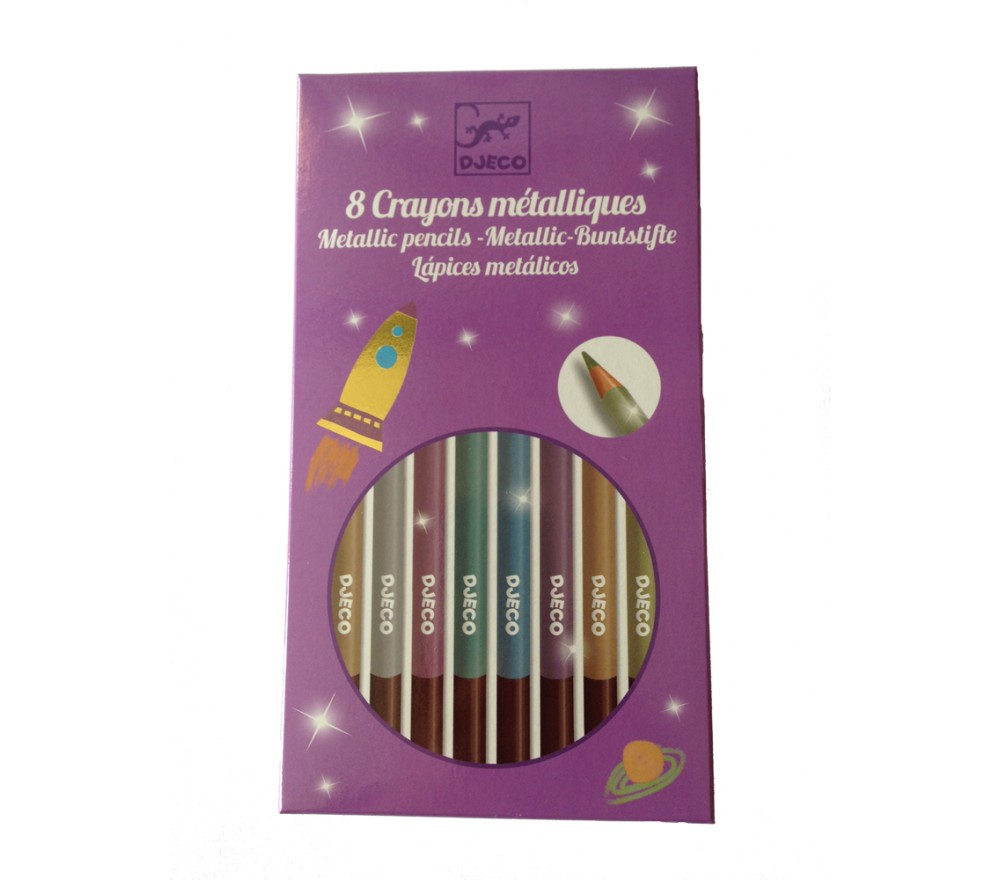 PASTELLI METALLIZZATI - 8 COLORI