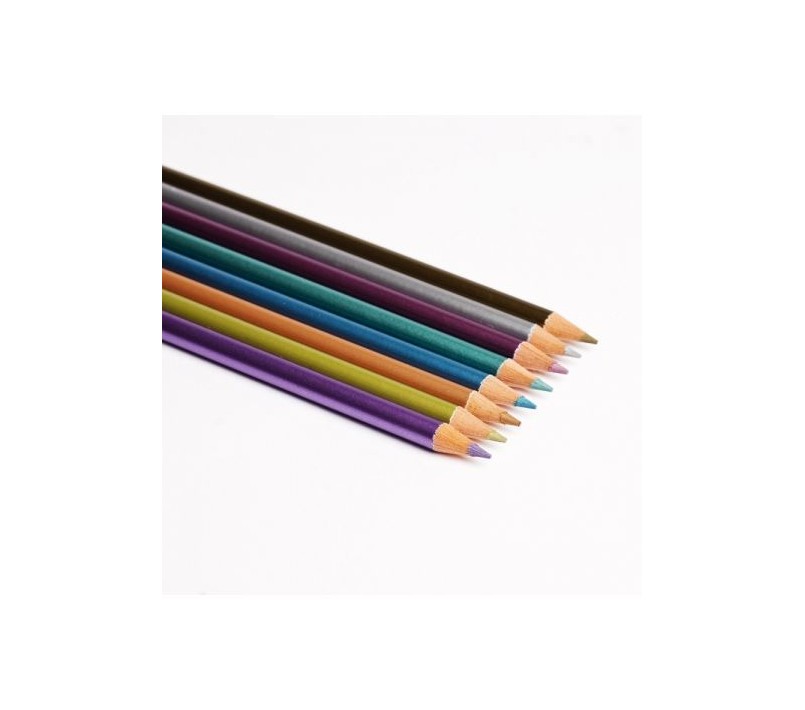 PASTELLI METALLIZZATI - 8 COLORI