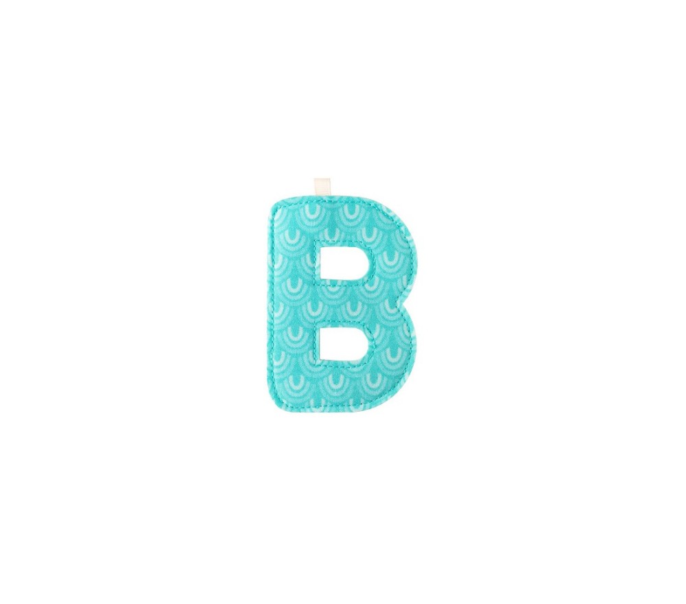 LETTERA "B" IN STOFFA DA APPENDERE