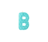 LETTERA "B" IN STOFFA DA APPENDERE