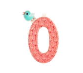 LETTERA "O" IN STOFFA DA APPENDERE