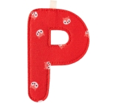 LETTERA "P" IN STOFFA DA APPENDERE