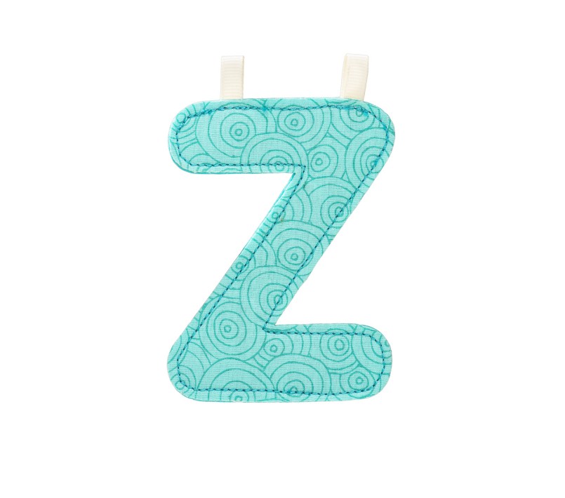 LETTERA "Z" IN STOFFA DA APPENDERE