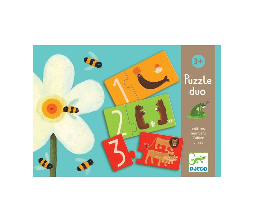 PUZZLE DUO BIMBI - NUMERI