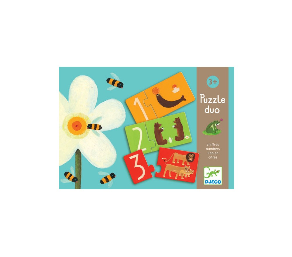 PUZZLE DUO BIMBI - NUMERI