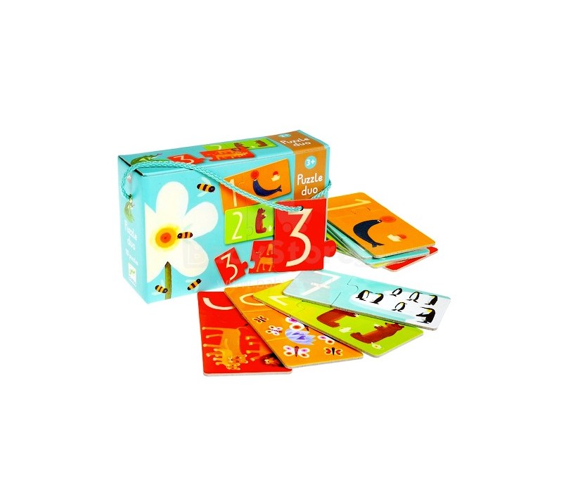 PUZZLE DUO BIMBI - NUMERI