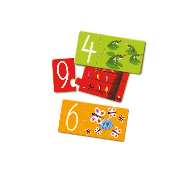 PUZZLE DUO BIMBI - NUMERI