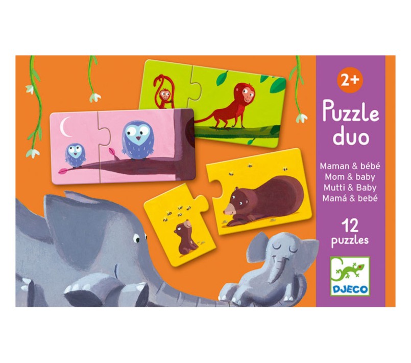 PUZZLE DUO BIMBI - MAMMA E BEBE'