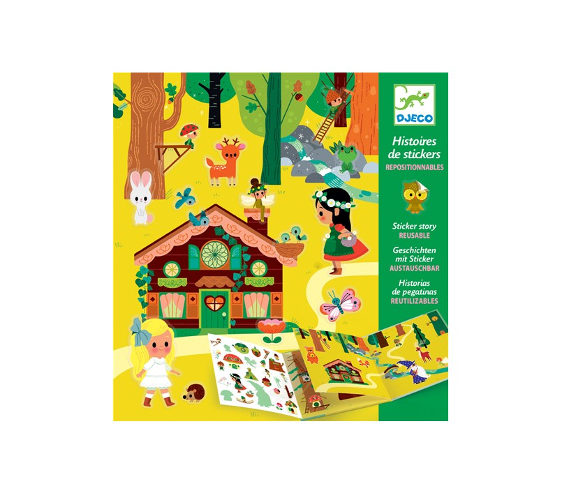 STICKERS ATTACCA STACCA - LA FORESTA MAGICA