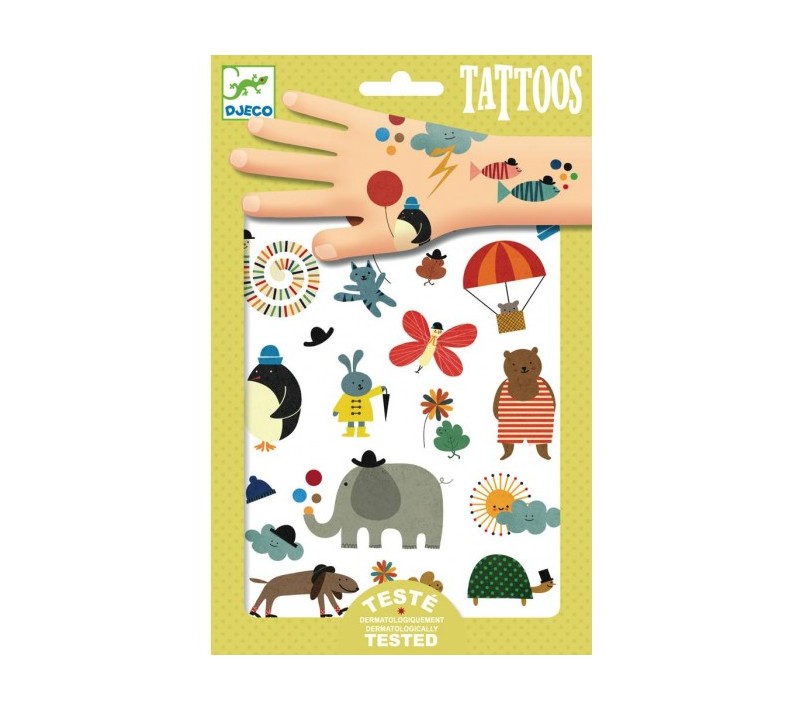 TATUAGGI PER BAMBINI - PICCOLI ANIMALI CARINI