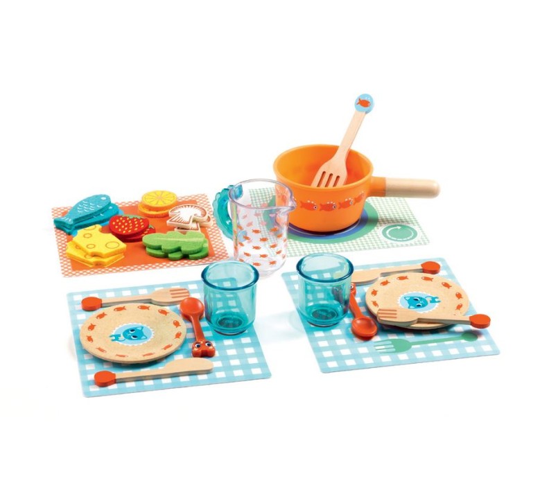 A TAVOLA! - SET POSATE, PIATTI E BICCHIERI