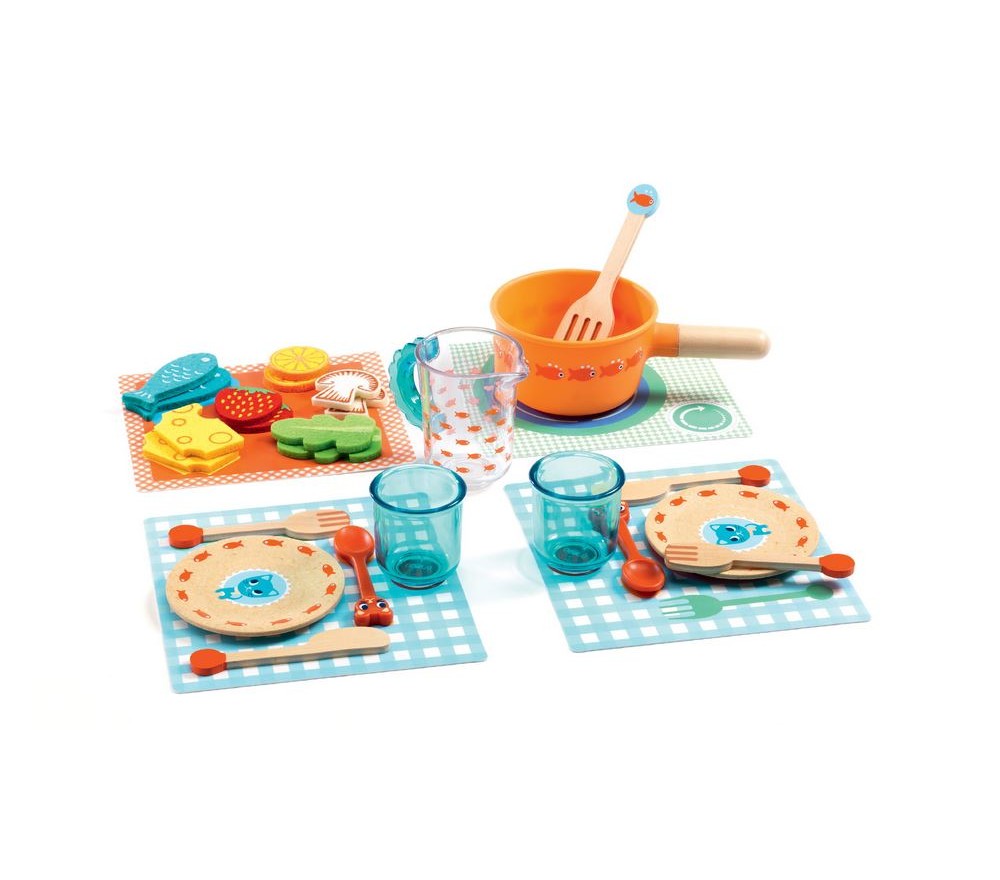 A TAVOLA! - SET POSATE, PIATTI E BICCHIERI