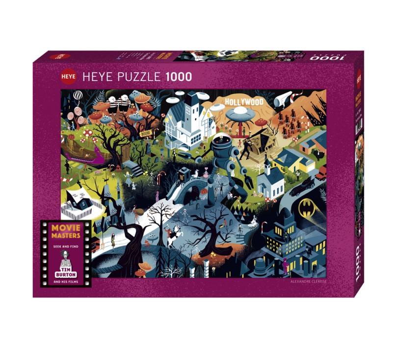 PUZZLE HEYE - MOVIE MASTERS - TIM BURTON 1000 PZ