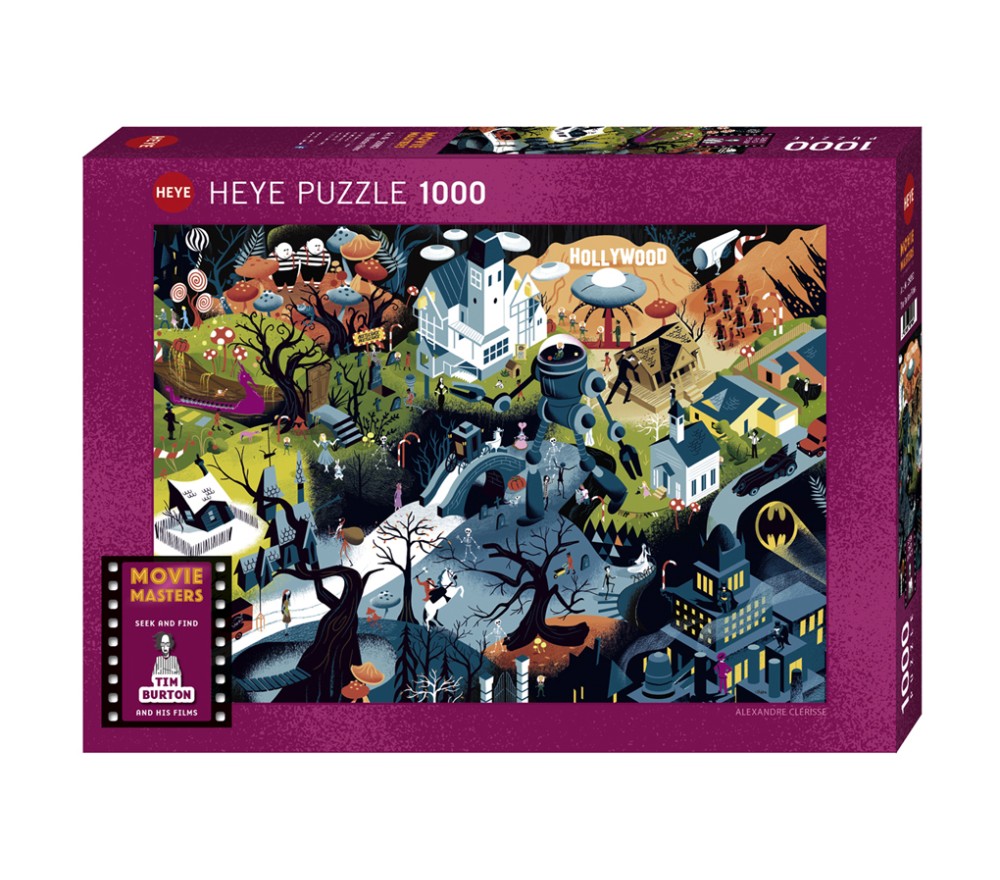 PUZZLE HEYE - MOVIE MASTERS - TIM BURTON 1000 PZ