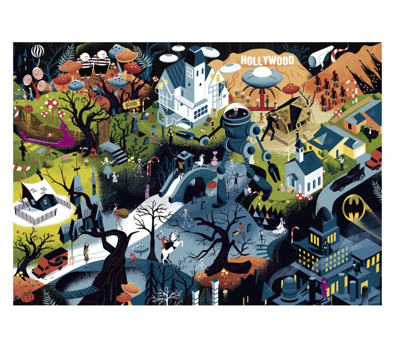 PUZZLE HEYE - MOVIE MASTERS - TIM BURTON 1000 PZ