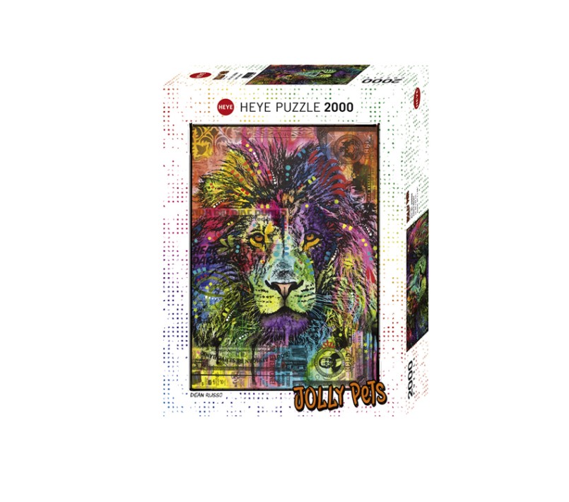 PUZZLE HEYE - JOLLY PETS - LEONE 2000 PZ
