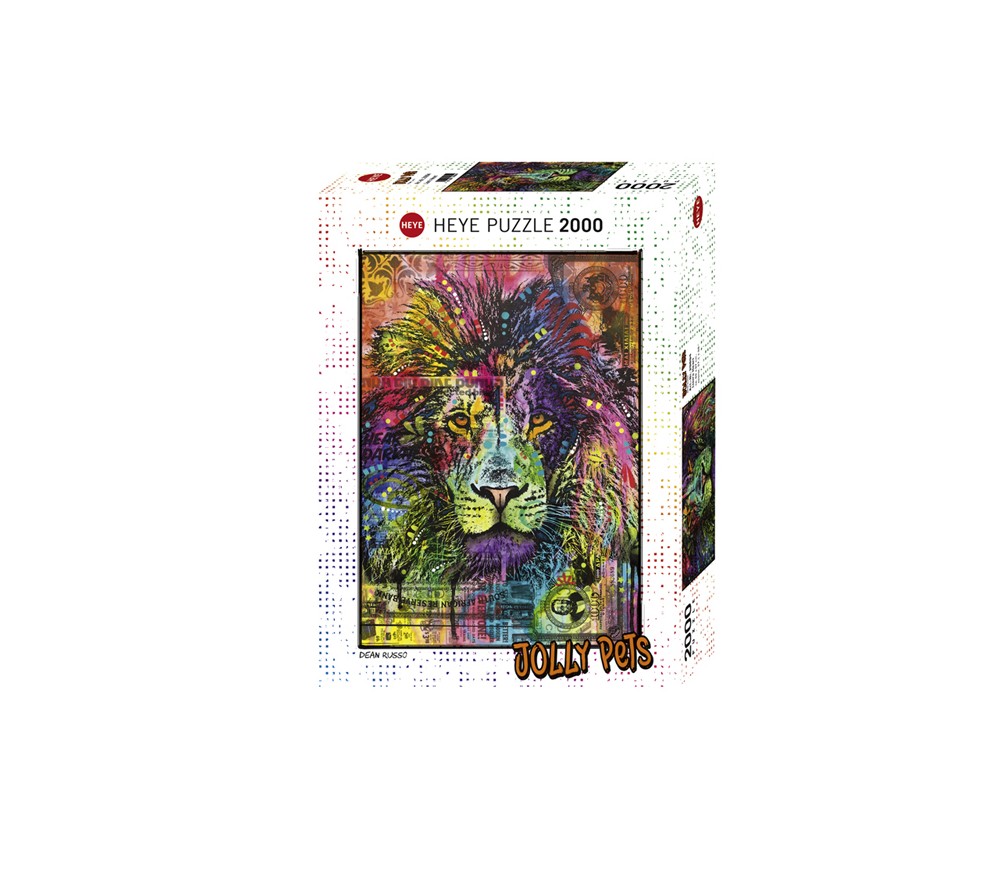 PUZZLE HEYE - JOLLY PETS - LEONE 2000 PZ