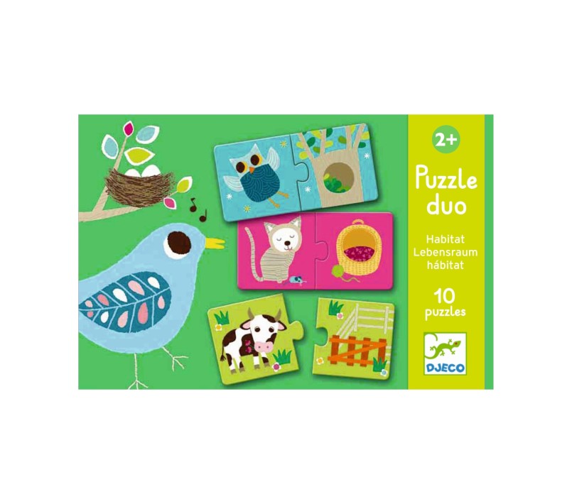 PUZZLE DUO BIMBI - HABITAT
