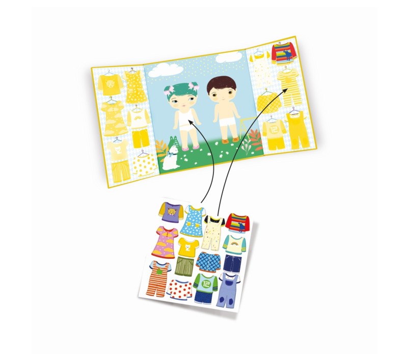 STICKERS ATTACCA E STACCA - VESTITI