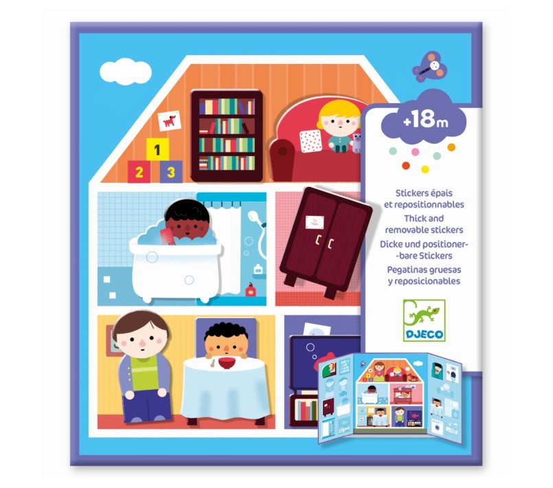 STICKERS ATTACCA E STACCA - CASA