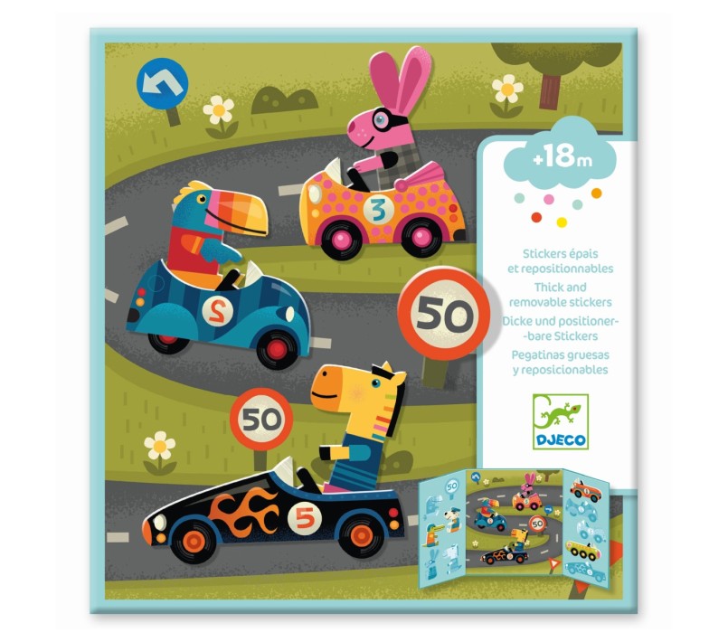 STICKERS ATTACCA E STACCA - VEICOLI