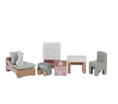 SET MOBILI PER CASA DELLE BAMBOLE - STANZA DEI GIOCHI
