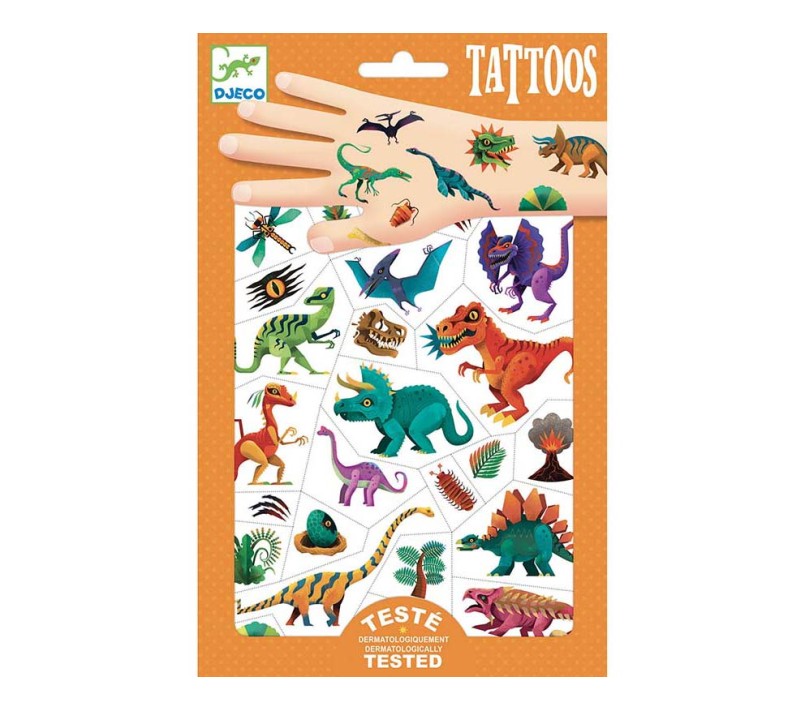 TATUAGGI PER BAMBINI - DINOSAURI