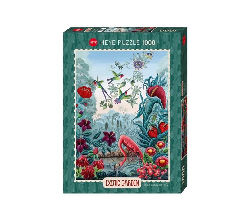 PUZZLE HEYE - EXOTIC GARDEN - BIRD PARADISE 1000 PZ