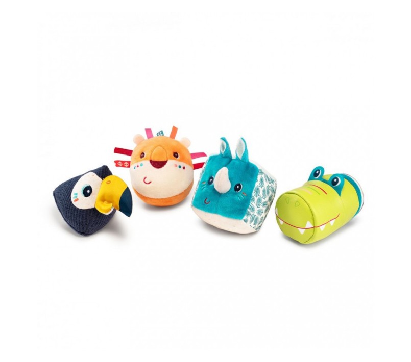 SET 4 FORME ANIMALI DELLA GIUNGLA