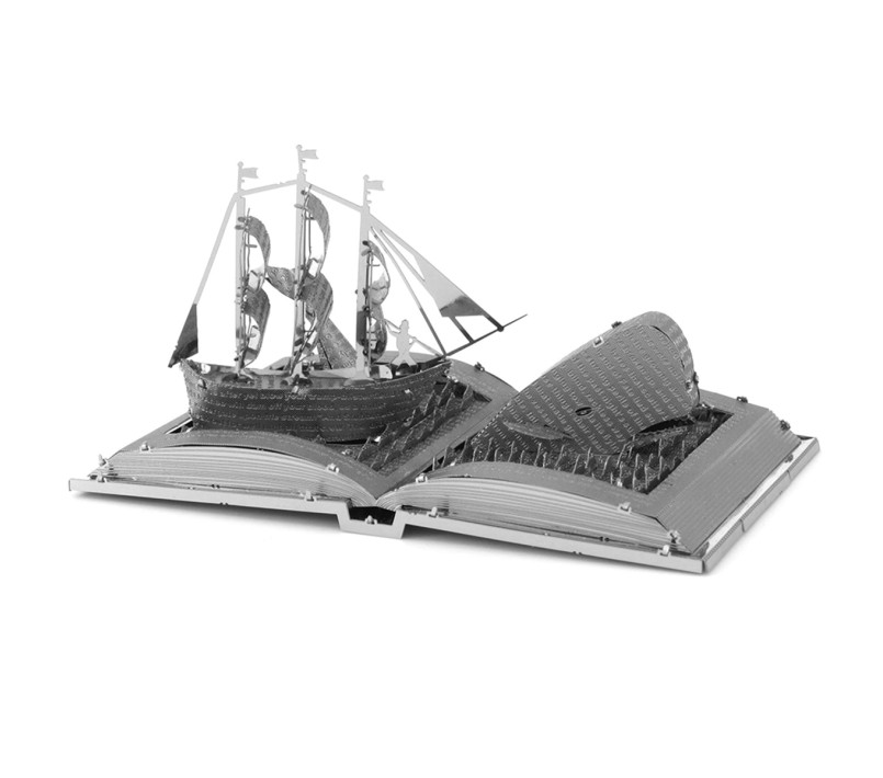 LIBRO SCULTURA - MOBY DICK - METAL EARTH