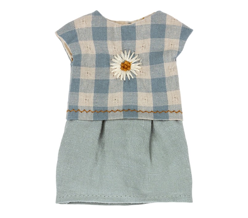 ORSO TEDDY - VESTITO MAMMA RICAMO FIORE