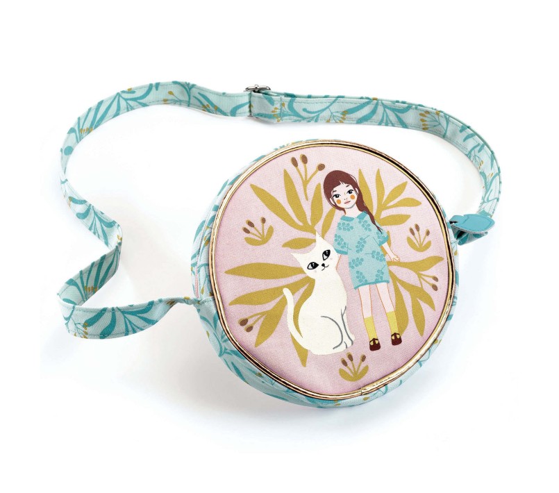 BORSETTA ROTONDA - IZUMI BIMBA CON GATTO