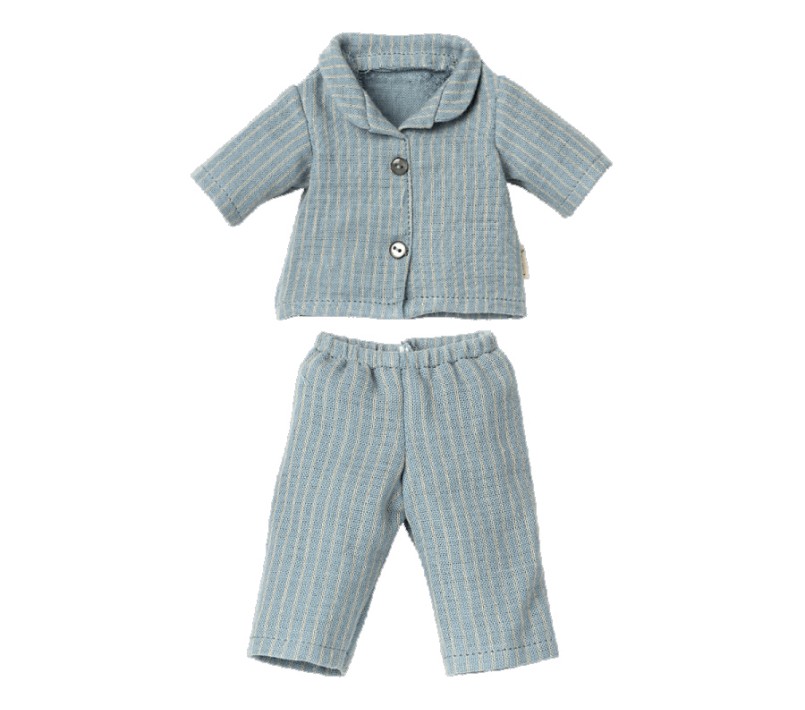 ORSO TEDDY - PIGIAMA PAPA' AZZURRO