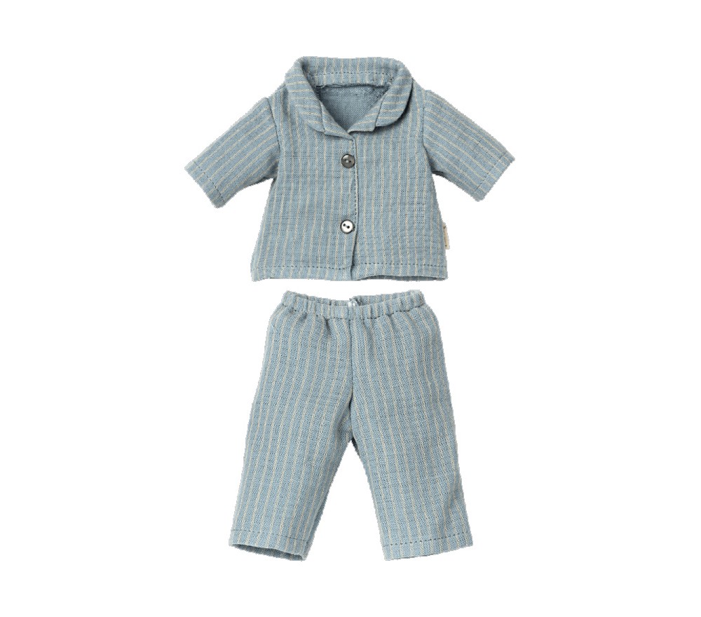 ORSO TEDDY - PIGIAMA PAPA' AZZURRO