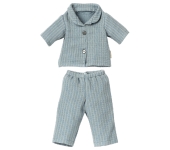 ORSO TEDDY - PIGIAMA PAPA' AZZURRO