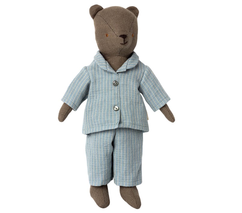 ORSO TEDDY - PIGIAMA PAPA' AZZURRO