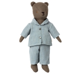 ORSO TEDDY - PIGIAMA PAPA' AZZURRO
