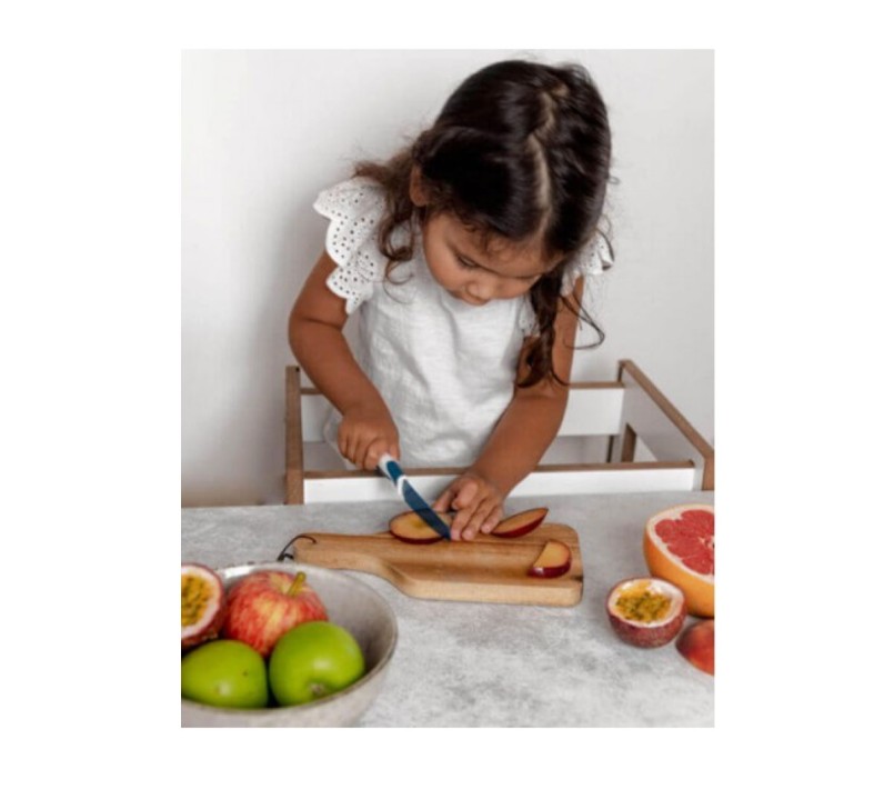 COLTELLO PER BAMBINI KIDDIKUTTER - BLU
