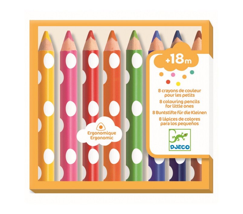 PASTELLI ERGONOMICI - SET DA 8