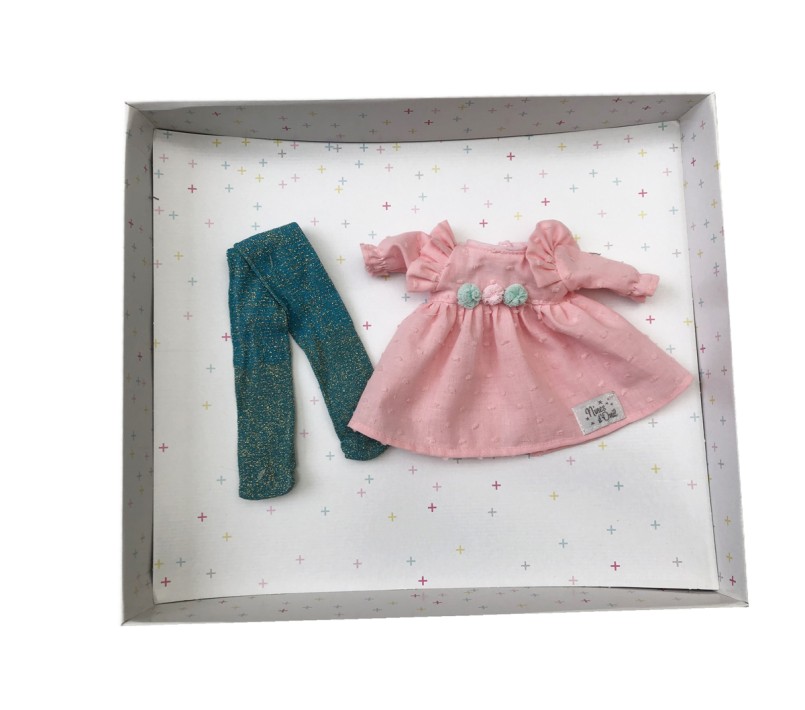 VESTITO E ACCESSORI PER BAMBOLA MIA O PIPPA - 3410