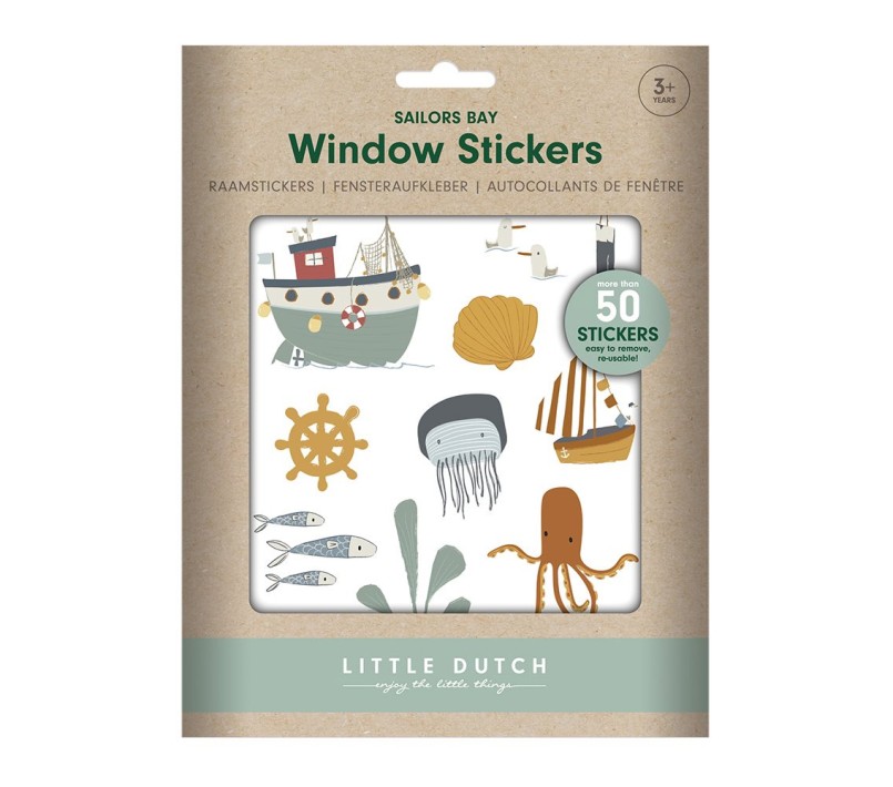 STICKERS ATTACCA STACCA PER VETRO - SAILORS BAY