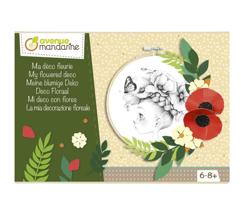 SET DECORAZIONE FLOREALE EMMANUELLE COLIN