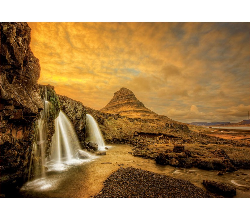 PUZZLE EDUCA - CASCATE DI KIRKJUFELLSFOSS - ISLANDA 1000 PZ