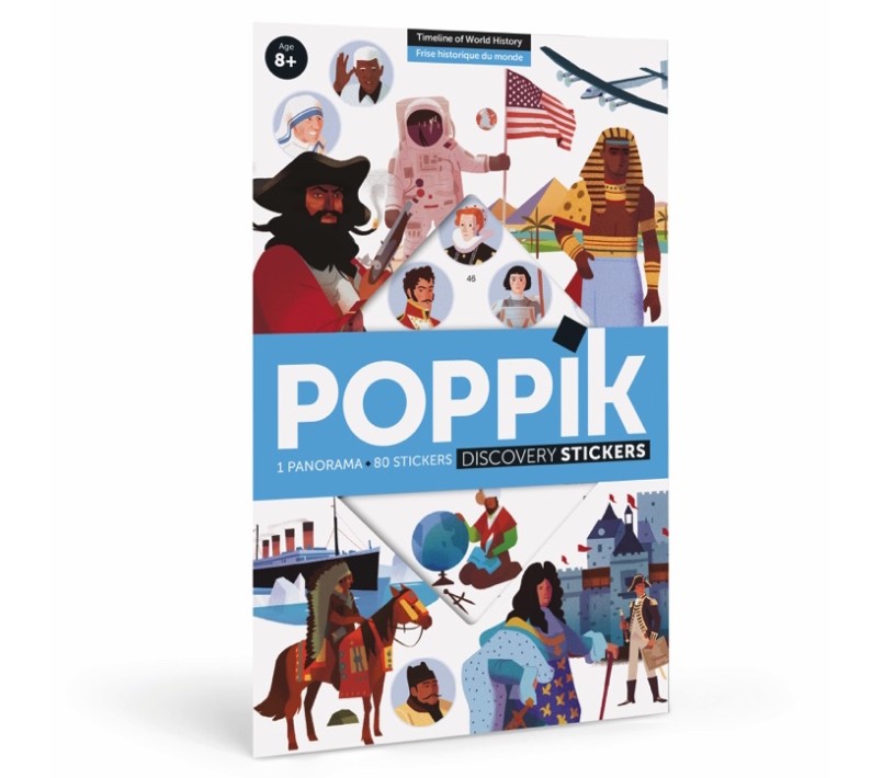 POPPIK - POSTER E STICKERS TIMELINE STORIA DEL MONDO