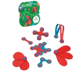 COSTRUZIONI MAGNETICHE CLIXO - PACK 18 PEZZI ROSA-TURCHESE