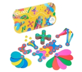 COSTRUZIONI MAGNETICHE CLIXO - RAINBOW PACK 42 PEZZI